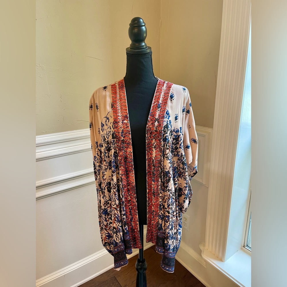 Anthropologie Astor Beaded Kimono